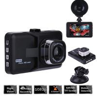 DANDANJIE Car Dash Cam 3.0" Vehicle 1080P Car Dashboard DVR Camera Video Recorder Dash Cam G-Sensor GPS Night Vision Motion Detection HD TFT Screen