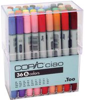 Copic I36B Ciao Markers Set B, 36-Piece