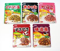 Marumiya Furikake Japanese Rice Seasonings 5 packs (5.04oz) noritama,sukiyaki,okaka(bonito),tarako（cod roe)