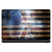 Flags | Custom Fit Made to Order Laptop Notebook Skin Vinyl Sticker Cover Decal Fits 13.3" 14" 15.6" 16" HP Lenovo Apple Mac Dell Compaq Asus Acer| American Flag Ghost Punish Grunge
