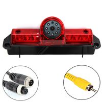 EWAY Third Car Brake Light Backup Rear View Camera for GMC Savana Chevrolet Express Cargo Vans 2003-2016 w/ 6 IR Lights Night Vision Reverse Auto Parking Car Safety Reversing Backing Cameras
