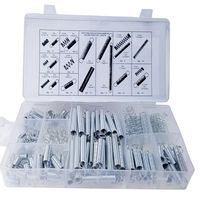 M-Jump Spring Assortment Set, 200 Pieces | Zinc Plated Compression and Extension Springs for Repairs