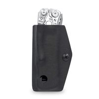 Clip & Carry Kydex Sheath Belt Clip Holster Holder Cover for LEATHERMAN SKELETOOL - Made in USA (Black)
