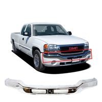 MBI AUTO - Chrome Steel, Front Bumper Face Bar for 2003 2004 2005 2006 GMC Sierra 1500 2500HD 3500 & 2007 Classic Pickup, GM1002418
