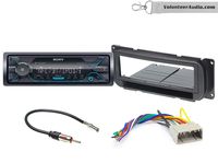 Sony DSX-A415BT Single Din Radio Install Kit With Sirius XM Ready, NO CD Player, AUX/USB Fits 2002-2010 Dodge Ram, Durango, Jeep Wrangler