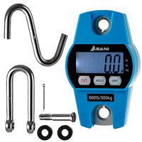 Hanging Weight Scale | 660lb Digital Electronic Weighing Scale with Accurate Sensors | for Hunting, Outdoor, Bass Fishing, Big Game, Farm, Large Luggage, Hoyer Patient Lift, Bow Draw Weight and More