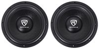 (2) Rockville W12K6D2 V2 12" 4800 Watt Car Audio Subwoofers Dual 2-Ohm Subs