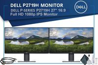 Dell P2719H 27" 16:9 Ultrathin Bezel IPS Monitor Bundle (2 Pack)