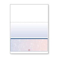 DocuGard Blue/Red Prismatic Bottom Check, 8.5 x 11 Inches, 24 lb, 500 Sheets, 1 Check Per Sheet (04536)