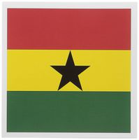 3dRose Ghana Flag - Greeting Cards, 6 x 6 inches, set of 12 (gc_31546_2)