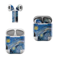Skin Decals for Apple AirPods - Starry Night - Sticker Wrap Fits 1st and 2nd Generation