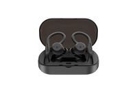 True Wireless Earbuds Bluetooth 5.0 Headphones with Mic HiFi Bass IPX7 Waterproof TWS Stereo Headsets Noise Cancelling Earphones up to 15 Hours with Battery Charging Case (Black)