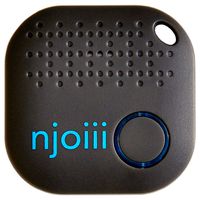 Njoiii Bluetooth Key, Phone, Anything Finder for Your Items with Replaceable Battery, Charcoal Gray