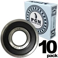PGN 6304-2RS Sealed Bearing - 20x52x15 - Lubricated - Chrome Steel (10 PCS)