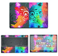 Decalrus - Protective Decal Floral Skin Sticker for Dell Latitude 5500/5501 (15.6" Screen) case Cover wrap DELatitude5500-224
