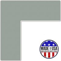 11x25 Sea Foam / Silverpine Custom Mat for Picture Frame with 7x21 opening size (Mat Only, Frame NOT Included)