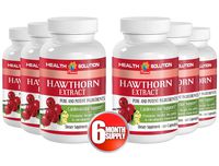 Hawthorn Flowers - Hawthorn Extract - Support Weight Loss (6 Bottles)