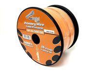 Audiopipe 500' Feet 16 GA Gauge AWG Orange Primary Remote Wire Car Power Cable