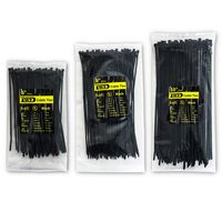 Zip Ties Black - DWFeng Nylon Cable Ties 300 Pcs 6 8 10 Inch Self Locking Wire Wraps