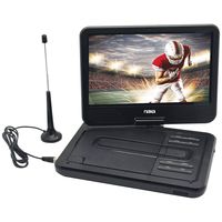 NAXA Electronics NPDT-1000 10-inch TFT LCD Swivel Screen Portable DVD Player with TV, USB/SD/MMC Inputs