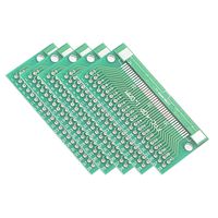 uxcell FPC 40PIN 0.5 / FPC 40PIN 1 to DIP Adapter PCB Board SMD Converter 5pcs