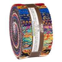 Treasures of Alexandria Multi Roll Up 40 2.5-inch Strips Jelly Roll Robert Kaufman Fabrics RU-865-40