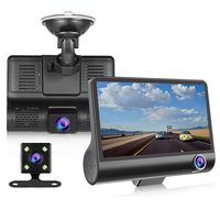 NOVPEAK Dash Cam 1080P FHD DVR Car Driving Recorder 4" LCD Screen 170°Wide Angle, G-Sensor, Parking Monitor, Loop Recording, Motion Detection, Night Vision Rearview Camera