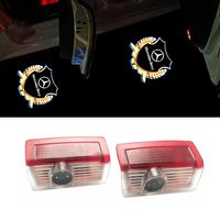 ZTMYZFSL 2 Pcs Car Logo Projection LED Projector Door Ghost Shadow Light Welcome Lamp Light