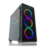 Gaming PC Desktop Computer by Alarco Intel i5 3.10GHz,8GB Ram,1TB Hard Drive,Windows 10 Pro,WiFi Ready, Video Card Nvidia GTX 650 1GB, 4 RGB Fans. Pre-Built and Ready for Gaming, Plug and Play.