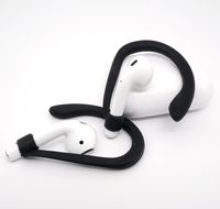 Compatible for AirPods Accessories Hook, EKIND Ear Hooks Holders Paired for Wireless Airpods Sports Accessories (Black)