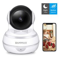 Wireless Security Camera 1080P Pet Camera-WIFI Indoor Surveillance IP Home Camera with Pan/Tilt/Zoom, Sound Detect, Motion Tracking & Alert,Two Way Audio, Dog/Elder/Nanny/Baby Monitor Night Vision Cam