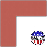 13x19 Carnelian / Red Orange Custom Mat for Picture Frame with 9x15 opening size (Mat Only, Frame NOT Included)