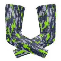 Fashion Sports Arm Supports Navy Digital Camo Basketball Shooter Sleeves Sunscreen Cuff Stretched Fabric for Football, Volleyball, Baseball Protection, Youth & Adult Sizes(1 Pair)