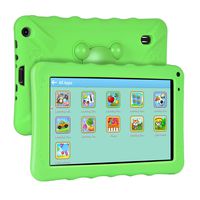 XGODY 9 Inch Kids Tablets Android Tablet Quad Core 1GB RAM 16GB ROM with WiFi IPS HD Display Dual Camera Shockproof Silicon Case for Kids（Green）