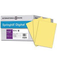 Springhill Colored Paper, Cardstock Paper, Buff Paper, 110lb, 199gsm, 8.5 x 11, 8 Reams / 2,000 Sheets - Index Card Stock, Thick Paper (055300C)
