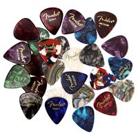  Fender Premium Picks Sampler - 24 Pack Includes Thin, Medium & Heavy Gauges (Austin Bazaar Exclusive) 
