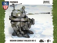 Dust Tactics Model Kit - Medium Combat Walker M2-c Pounder - D501 - New