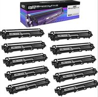 Speedy Inks Compatible Toner Cartridge Replacement for Brother TN221 (Black, 10-Pack)