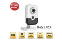 4MP Wireless Security IP Cube Camera - PoE WiFi IR Night Vision 2.8mm Lens Compatible with Hikvision DS-2CD2443G0-I WiFi Cube Camera