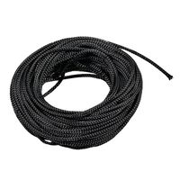 uxcell PET Expandable Braided Sleeving, 1/8-inch 46ft Braided Cable Sleeve, Black