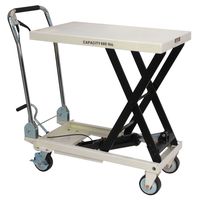 Jet Tools - SLT-660F, Scissor Lift Table, Folding Handle, 660-lb. Capacity (140777)