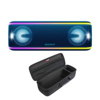 Sony SRS-XB41 Portable Bluetooth Speaker (Blue) with Hard Shell Carrying case