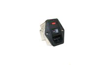 Interpower 83545070 Four Function Medical Grade Module, C14 Inlet, Switch, Double Fused, Filter, 10A Current Rating, 120/250VAC Voltage Rating
