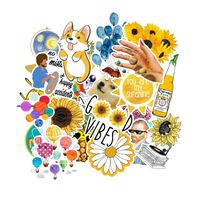 Cute VSCO Stickers for Water Bottles, ins Stickers, 50 Pack Laptop Stickers Trendy Aesthetic Stickers Waterproof Stickers for Guitar Computer Phone, Water Bottle Stickers for VSCO Girls Teens