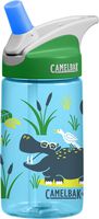 CamelBak Eddy 0.4-Liter Kids Water Bottle -  - CamelBak Kids Big Bite Valve - Spill Proof-  - Water Bottle For Kids - BPA-Free Water Bottle - 12 Ounces, Hip Hippos, Bottle Only