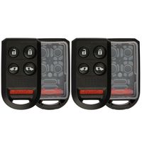 KeylessOption Just the Case Keyless Entry Remote Key Fob Shell, Pack of 2