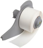 Brady M71C-1000-483 BradyBondz 1" Width x 50' Height White Color B-483 Ultra Aggressive Polyester Labels With Gloss Finish For BMP71 Label Printer