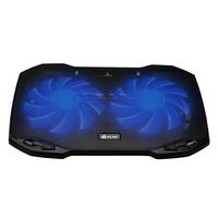 ⭐️KLIM Pro Laptop Cooling Pad - The Most Powerful Slim PC Fan Cooler for Computer - Rapid Cooling Action - 2 Fans Ventilated Support - Light Quiet - USB Laptops Portable Gaming Stand 11 to 15.6 inches