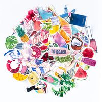 June Trendy Aloha Sea and Sun Waterproof Sticker Packs for Bullet Journal Scrapbook Luggage Craft Album Planner Laptop Water Bottles(70 pcs)