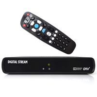 DIGITAL STREAM DTX9980 Analog Pass-through DTV Converter Box, Full ATSC, Dolby (Renewed)